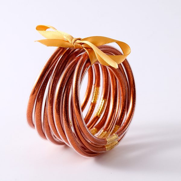 Colorful Silicon Ribbon Bow Bracelet