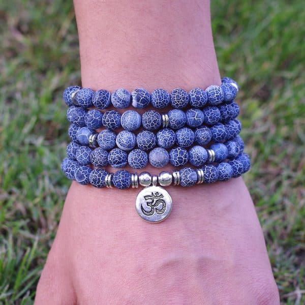 Natural stone 108 beads bracelet