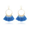 Big Round Drop Dangle Earrings