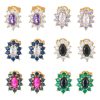 Women's Fashion Simple Micro-set Zirconia Earbone Studs