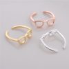 Women's Korean-style Personality Couple Half-open Adjustable Glasses Ring