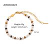 Women's Natural Stone 1 Stainless Steel Bracelet Jewelry