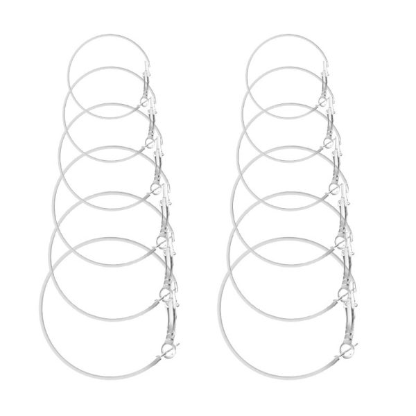 Fashion Large Medium And Small Suit Circle Earrings