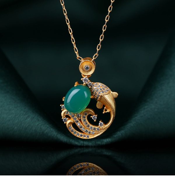 Fish All-match Niche Women's Retro Necklace