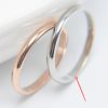 Couple Ultra-fine Glossy Titanium Steel Female Ring