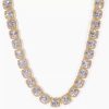 S925 Sterling Silver Hip Hop Jewelry Necklace 8mm Wide