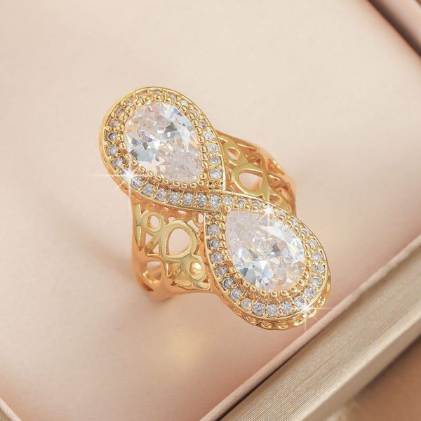 Digital 8 Ring Female Retro Easy Matching Does Not Fade