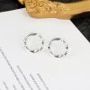 Metal Irregular Circle Design Earrings