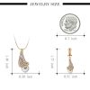 Fashion Simple Alloy Pearl Necklace Two-piece Earring Jewelry Set
