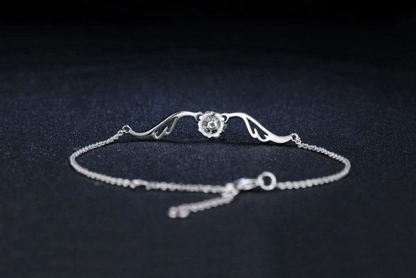Angel Wings Zircon Micro-inlaid Plated Bracelet