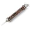 Rhodolite Crushed Stone Wishing Bottle Wing Scepter Jewelry Pendant Crystal Crafts