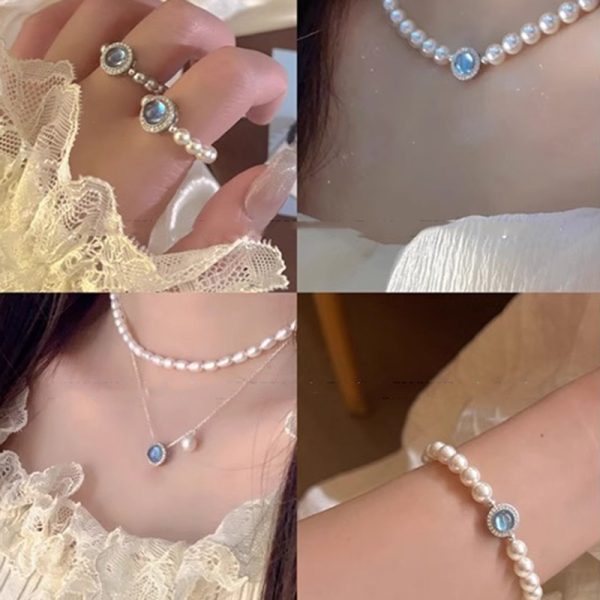 Pearl Ring Bracelet Bracelet Suit