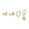 8a8762af-dab1-429e-a75b-27177f12b4ee.jpg Women's Geometric Flower Shaped Diamond Earrings Set