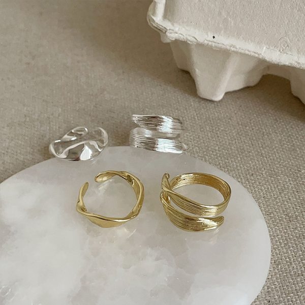 Irregular Metal Opening Female Personality And Fashion All-Match Ring