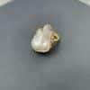 Natural Freshwater Shaped Pearl Hand-inlaid Three-piece Set