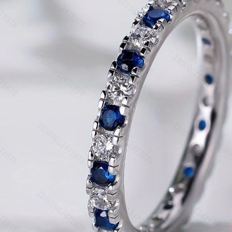 Row Zirconium Twin Index Finger Ring