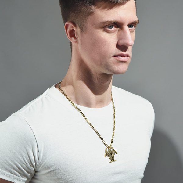 Fashion Titanium Steel Biochemical Nuclear Tag Necklace