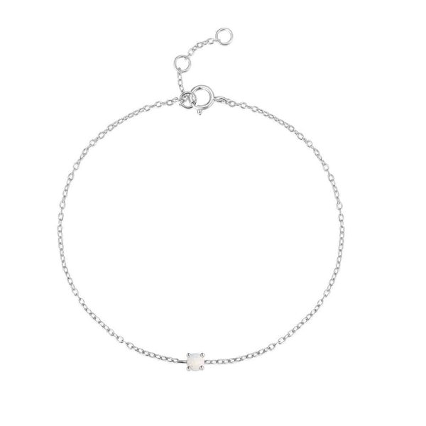 S925 Sterling Silver Opal Opal Bracelet