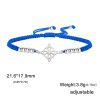 Stainless Steel Bracelet Simple And Adjustable Red Rope Bracelet