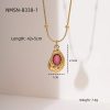 8c35b94f-7cda-4599-be98-be592451cb0a_trans.jpeg Rhodochrosite 18K Gold Titanium Steel Necklace Women's Fashion All-match High Sense