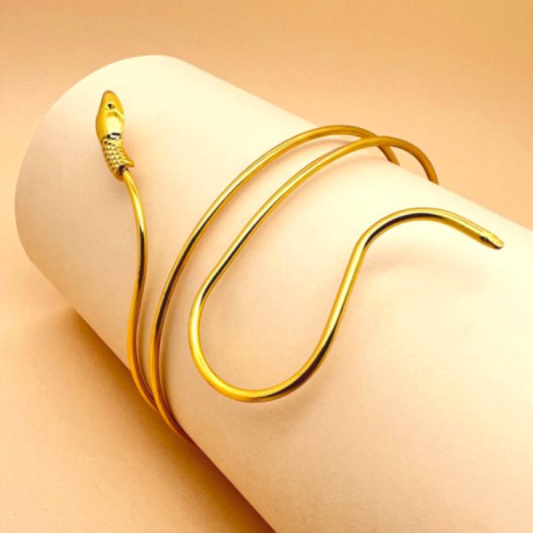Retro Fashion Twisted Winding Alloy Animal Bracelet Armband