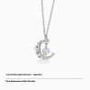 Star Moon Love Magic Color Strawberry Quartz Ins Light Luxury Moonstone Necklace For Women