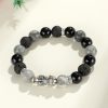 New 999 Silver National Trendy Style Beaded Women's Bracelet