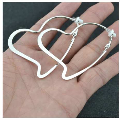 Big Circle Earrings Love Style Personality