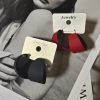 Fashion Brushed Round Vintage Circle Stud Earrings