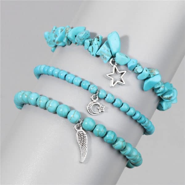 Natural Stone Elastic Bracelet Female