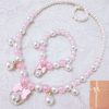 Children's Necklace Jewelry Pearl Bracelet Set