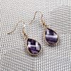 Vintage Natural Crystal Drop Earrings