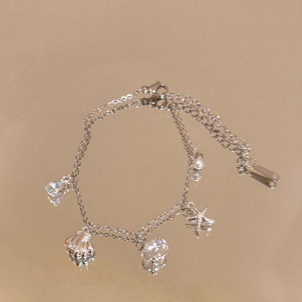 Starfish Shell Opal Pearl Bracelet For Women