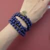 8mm frosted Amazon Stone Bracelet