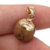 Natural Stone Semi-precious Stone Small Bean Shaped Pendant Handmade Necklace