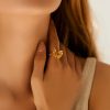 Butterfly Animal Element Exaggerated Personalized Copper Plating Finger Ring