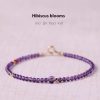 Natural Uruguay Amethyst Unisex Simple Bracelet