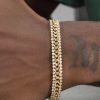 14K Gold Tennis Bracelet For Men And Women Hip Hop European And American