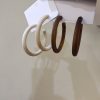Niche Temperament Retro Large Circle Stud Earrings New