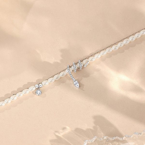 Pearl Snake Classic Style Snake Year Beaded Bracelet