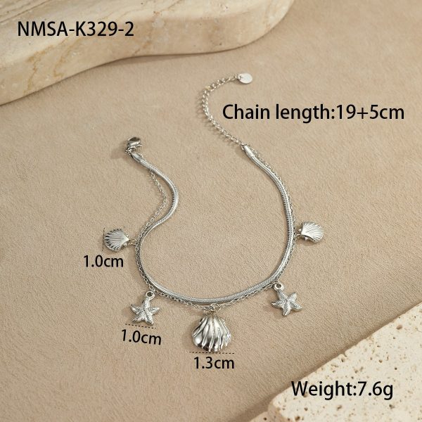 Ocean Style Stainless Steel Women's Anklet
