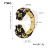Fashion Special-interest Animal Oil Dripping Cheetah Open Ring