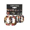 Earrings Set Personality Temperament Acrylic Fashion Exaggerated Jewelry Irregular Color Pendant Earrings