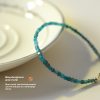 Women's Natural Blue Apatite Crystal Bracelet