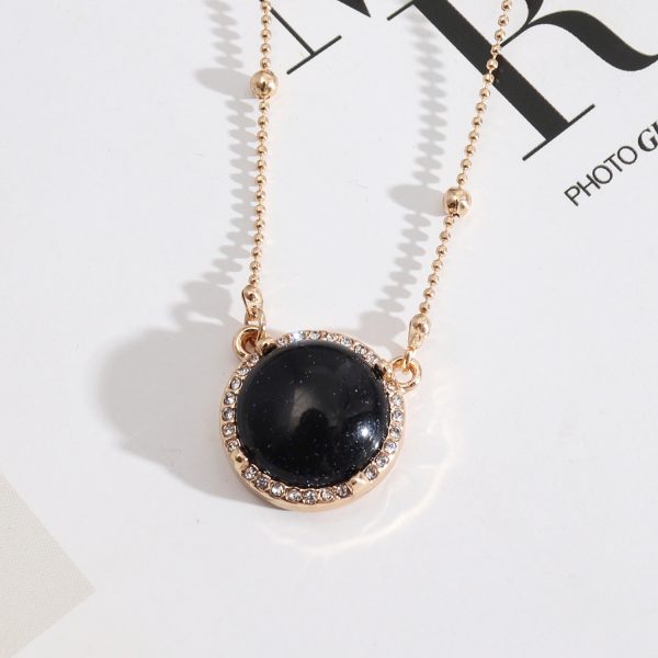 European And American Style Jewelry Simple Pendant Natural Stone