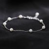 S925 Sterling Silver Pearl Bracelet Elegant Style