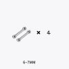 8ff2603d-1d90-46d4-a705-282b1feebcb4.jpg S999 Pure Silver Stud Earrings 4 Pairs Set Of Double-ended
