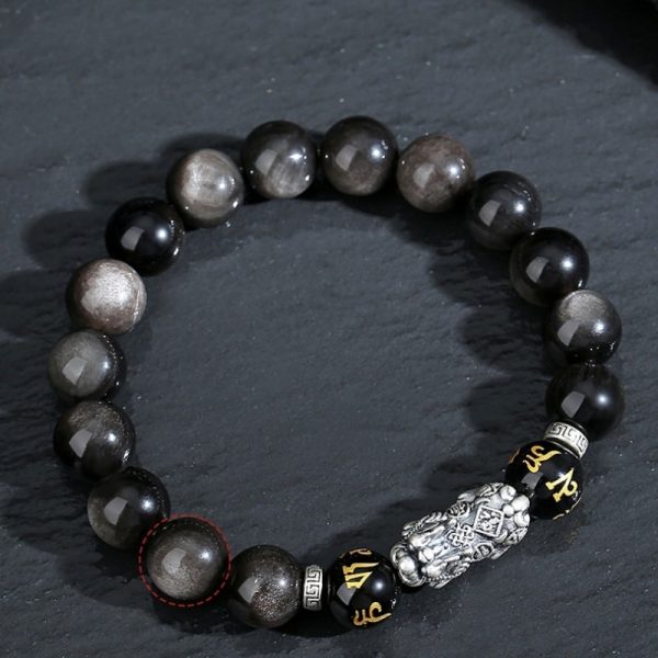 High Grade Black Beads String Pi Xiu Bracelet