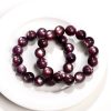 Crystal Natural Purple Lepidolite Round Beads Bracelet