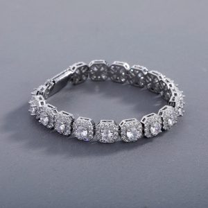 Zircon Flip Trendy Men's Cuban Bracelet